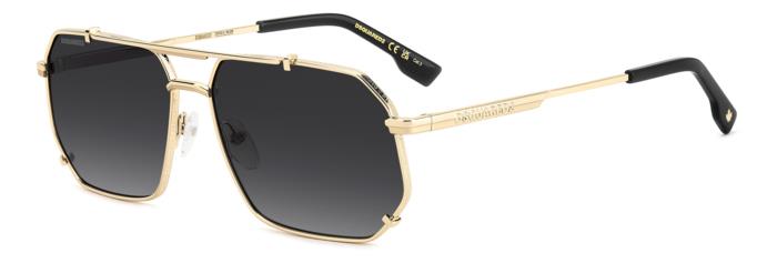 DSQUARED2 - Dsquared2 D2 0175/S 000/9O Rose Gold | Geometric Luxury Frame - 