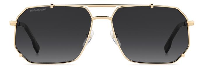 DSQUARED2 - Dsquared2 D2 0175/S 000/9O Rose Gold | Geometric Luxury Frame - 