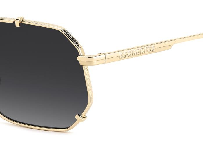 DSQUARED2 - Dsquared2 D2 0175/S 000/9O Rose Gold | Geometric Luxury Frame - 