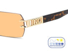 DSQUARED2 - Dsquared2 D2 0189/S - 0000/N8 – Rose Gold / Orange Photochromatic Rimless Iconico - 