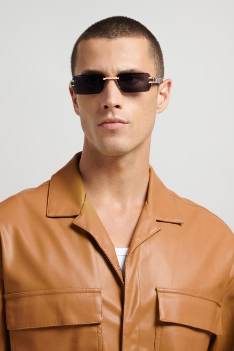 DSQUARED2 - Dsquared2 D2 0189/S - 001 000 – Oro / Blue | Rimless Geometrico - 