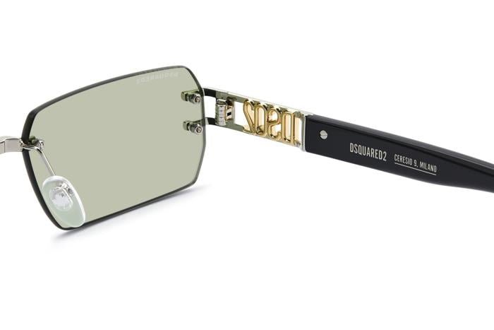 DSQUARED2 - Dsquared2 D2 0189/S I20/GP Gold Palladium | Iconic Rimless Photocromatic - 