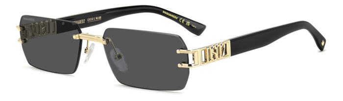 DSQUARED2 - Dsquared2 D2 0189/S J5G/IR – Oro / Grey | Rimless Iconico - 