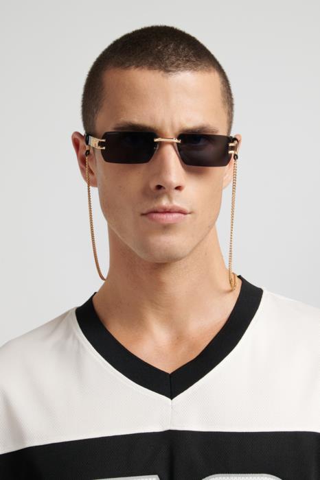 DSQUARED2 - Dsquared2 D2 0189/S/SE 000/JO Rose Gold | Rimless Icon con Catena - 