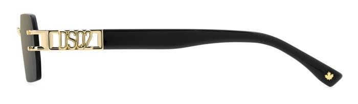 DSQUARED2 - Dsquared2 D2 0189/S/SE 000/JO Rose Gold | Rimless Icon con Catena - 