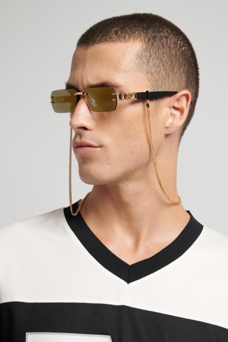 DSQUARED2 - Dsquared2 D2 0189/S/SE 000/JO Rose Gold | Rimless Icon con Catena - 