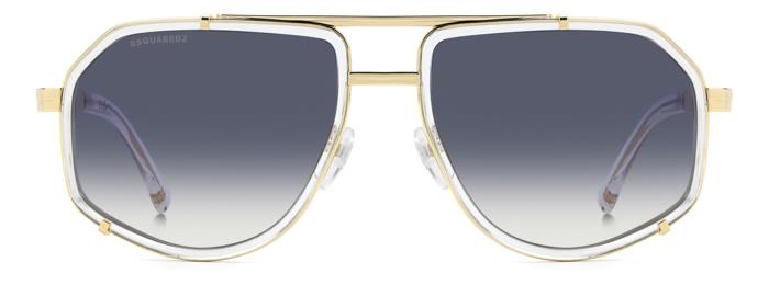 DSQUARED2 - Dsquared2 D2 0190/S 900/08 Crystal | Aviator Trasparente & Oro - 