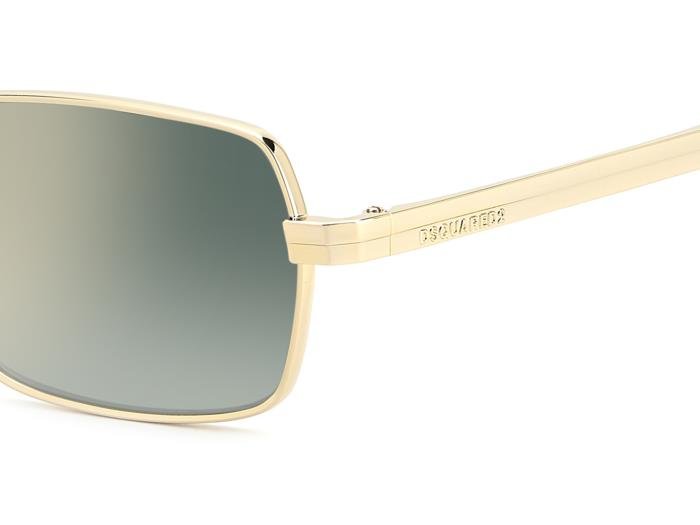 DSQUARED2 - Dsquared2 D2 0192/S - 000 EZ – Oro / Green Shaded Flash | Geometrico Luxury - 