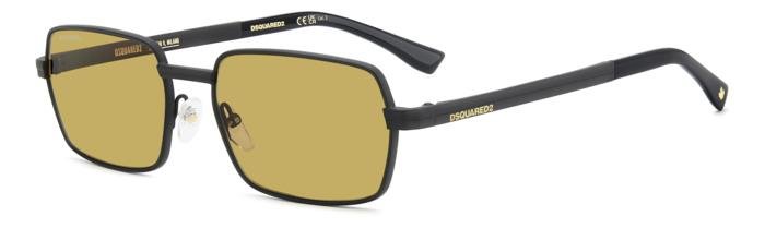DSQUARED2 - Dsquared2 D2 0192/S - 003/70 – Matt Black / Brown | Geometrico Minimal - 