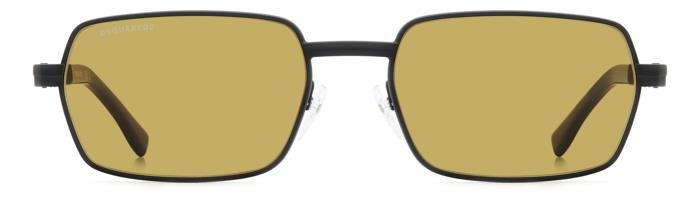 DSQUARED2 - Dsquared2 D2 0192/S - 003/70 – Matt Black / Brown | Geometrico Minimal - 
