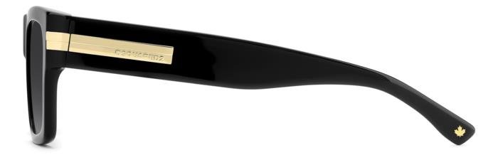 DSQUARED2 - Dsquared2 D2 0198/S 807/9O Black | Bold Square Design - 