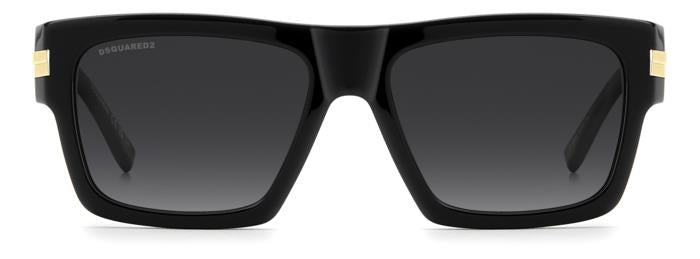 DSQUARED2 - Dsquared2 D2 0198/S 807/9O Black | Bold Square Design - 