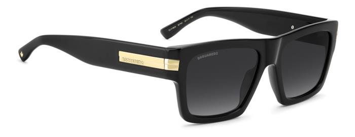 DSQUARED2 - Dsquared2 D2 0198/S 807/9O Black | Bold Square Design - 