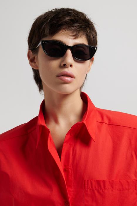 DSQUARED2 - Dsquared2 D2 0209/G/S - 807 IR – Nero / Grey | Cat - Eye Bold - 