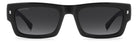 Dsquared2 Icon - Dsquared2 Icon 0027/S 807/9O Black | Rettangolare Bold con Logo Icon - 