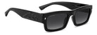 Dsquared2 Icon - Dsquared2 Icon 0027/S 807/9O Black | Rettangolare Bold con Logo Icon - 