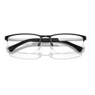 Emporio Armani - Emporio Armani EA1041 3094 – Occhiali da Vista Uomo Semi-Rimless Nero Opaco - occhiali da vista