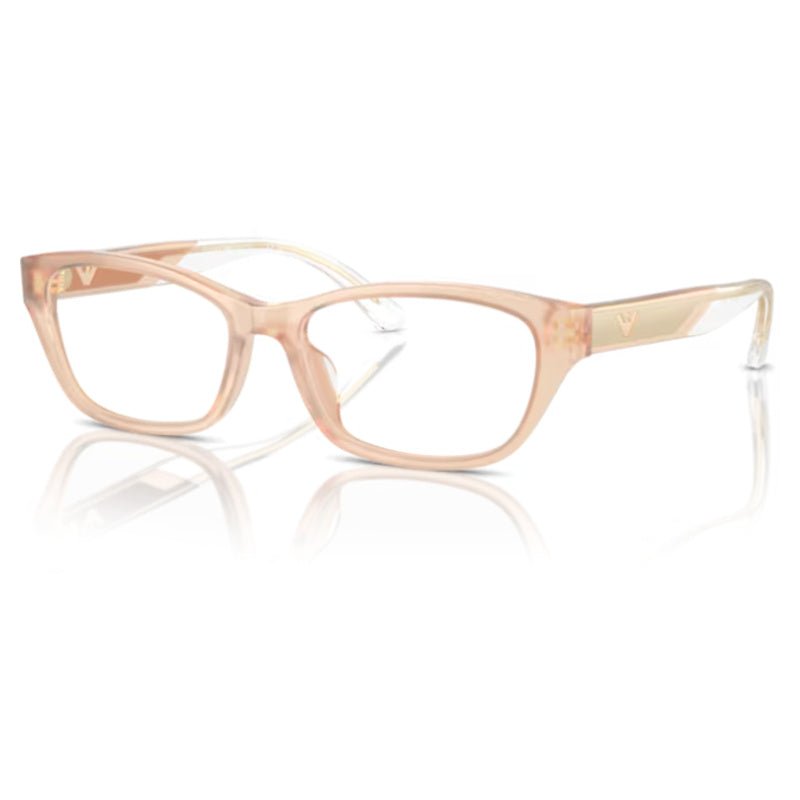 Emporio Armani - Emporio Armani EA3238U 6098 – Occhiali da Vista Donna Cat-Eye Opaline Nude - occhiali da vista