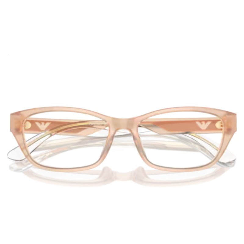 Emporio Armani - Emporio Armani EA3238U 6098 – Occhiali da Vista Donna Cat-Eye Opaline Nude - occhiali da vista