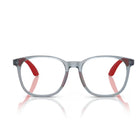 EMPORIO ARMANI KIDS - Emporio Armani Kids EK3004 5072 – Occhiali da Vista Bambino Blu Trasparente e Rosso - occhiali da vista
