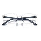 EMPORIO ARMANI KIDS - Emporio Armani Kids EK3008U 5893 – Occhiali da Vista Bambino Crystal e Blu - occhiali da vista