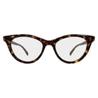 Gucci - Gucci GG2034O 002 – Occhiali da Vista Donna Cat-Eye Acetato Havana Logo Oro - occhiali da vista