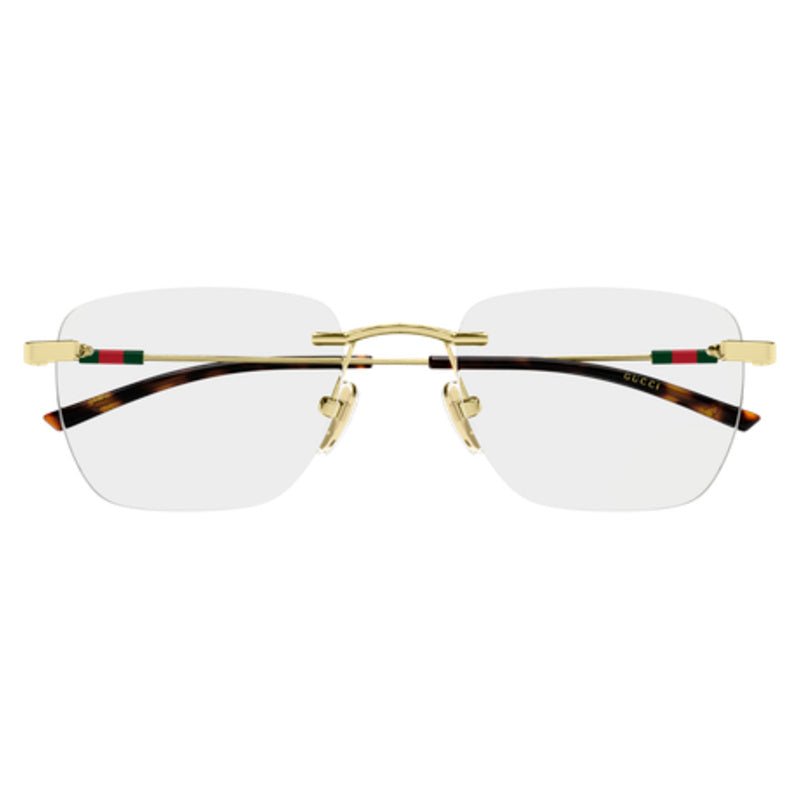 Gucci - Gucci GG2099O 002 – Occhiali da Vista Rimless Unisex Oro Web Gucci Glasant - occhiali da vista