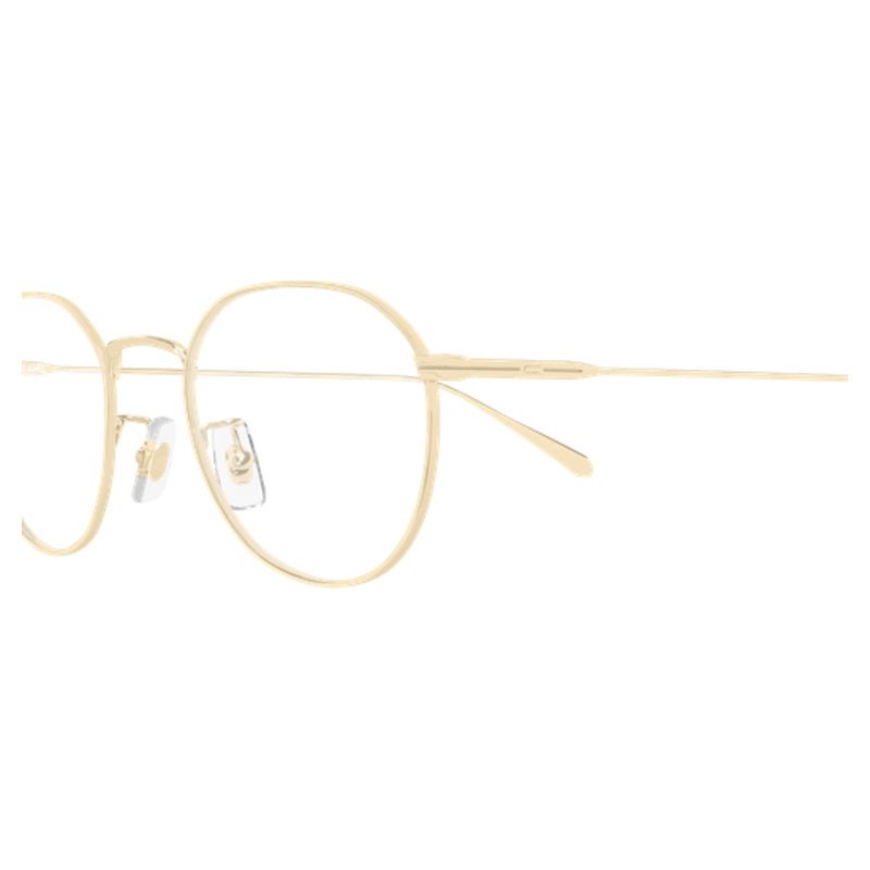 Montblanc - Montblanc MB0476OA 001 – Occhiali da Vista Panto Uomo Oro Full Rim - occhiali da vista