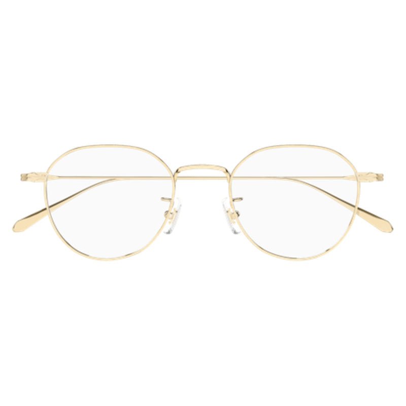 Montblanc - Montblanc MB0476OA 001 – Occhiali da Vista Panto Uomo Oro Full Rim - occhiali da vista