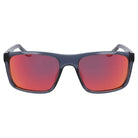 NIKE - Nike Fire P N IU8024X 021 – Occhiali da Sole Sportivi Polarizzati Grigio Scuro con Lenti Polar Red Flash - Occhiali da sole