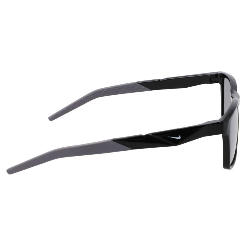 NIKE - Nike Radeon 1 N IU8096X 010 – Occhiali da Sole Sportivi Nero Opaco con Lenti Silver Flash - Occhiali da sole
