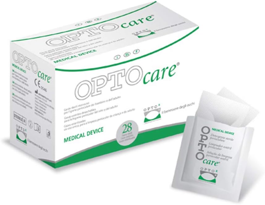 OPTOcare - Optocare Salviette Oculari 28 Pezzi Igiene Quotidiana e Benessere contorno occhi - Igiene Palpebrale | Vision Ottica Infinity