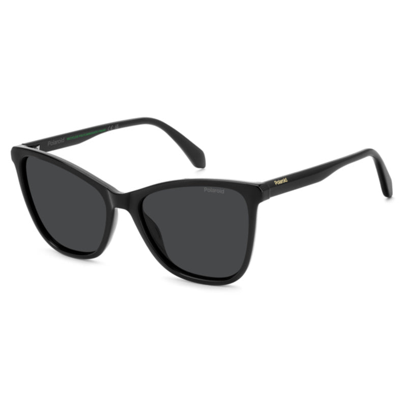 POLAROID - Occhiali da Sole Polaroid PLD 4194/S 807 Donna - Cat - Eye Nero Lucido Polarizzati - Occhiali da Sole