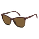 POLAROID - Occhiali da Sole Polaroid PLD 4194/S YDC Donna - Cat - Eye Bordeaux Avana Polarizzati - Occhiali da Sole