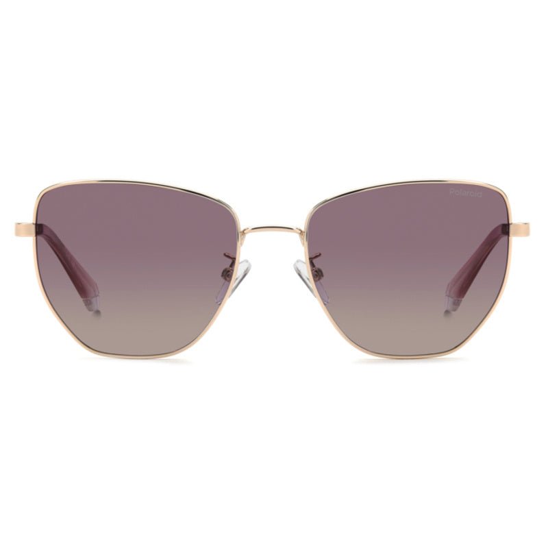 POLAROID - Occhiali da Sole Polaroid PLD 4204/G/S/X DDB Donna - Farfalla Oro Rosa Lenti Viola - Occhiali da Sole