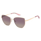 POLAROID - Occhiali da Sole Polaroid PLD 4204/G/S/X DDB Donna - Farfalla Oro Rosa Lenti Viola - Occhiali da Sole