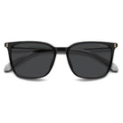 POLAROID - Occhiali da Sole Polaroid PLD 4207/S/X 807 Donna - Squadrato Nero Rivetti Dorati Polarizzati - Occhiali da Sole