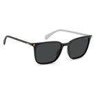 POLAROID - Occhiali da Sole Polaroid PLD 4207/S/X 807 Donna - Squadrato Nero Rivetti Dorati Polarizzati - Occhiali da Sole