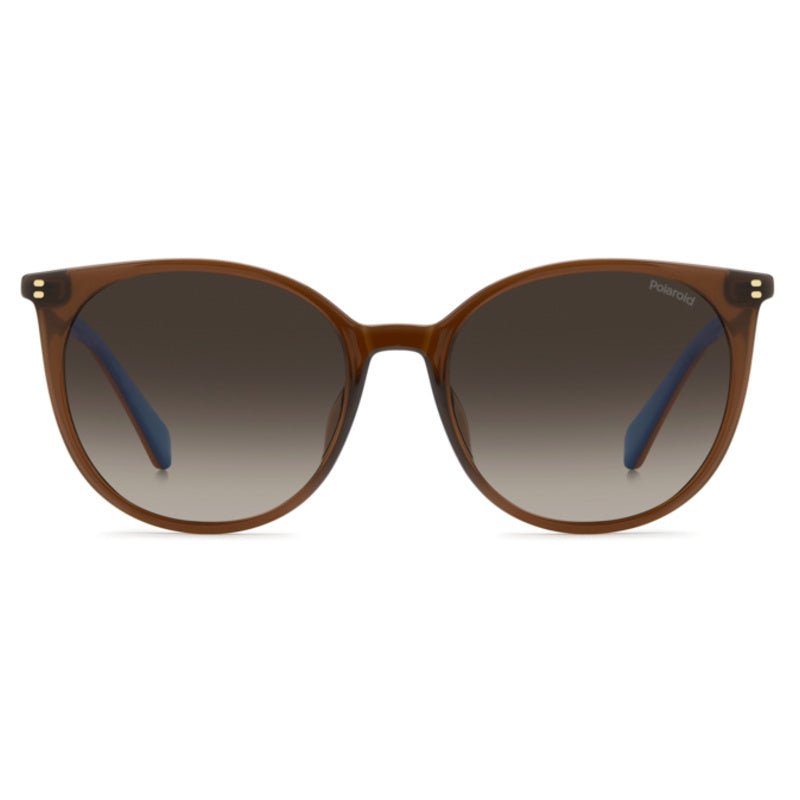 POLAROID - Occhiali da Sole Polaroid PLD 4208/S/X 09Q Donna - Cat - Eye Marrone Azzurro Polarizzati - Occhiali da Sole