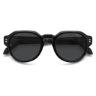 POLAROID - Occhiali da Sole Polaroid PLD 6249/S/X 807 Unisex - Pantos Nero Rivetti Argentati - Occhiali da Sole