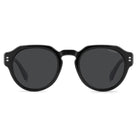 POLAROID - Occhiali da Sole Polaroid PLD 6249/S/X 807 Unisex - Pantos Nero Rivetti Argentati - Occhiali da Sole