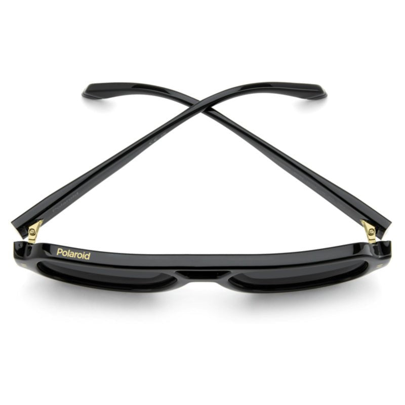 POLAROID - Occhiali da Sole Polaroid PLD 6250/S/X 807 Uomo - Navigator Nero Doppio Ponte Polarizzati - Occhiali da Sole
