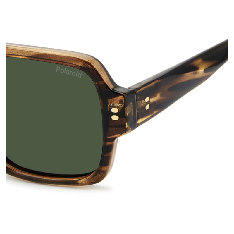 POLAROID - Occhiali da Sole Polaroid PLD 6250/S/X 9N4 Uomo - Navigator Avana Doppio Ponte Polarizzati - Occhiali da Sole