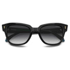 POLAROID - Occhiali da Sole Polaroid PLD 6251/S/X QFU Donna - Squadrato Nero Terminali Azzurri Polarizzati - Occhiali da Sole