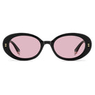 POLAROID - Occhiali da Sole Polaroid PLD 6253/S/X QFU Donna - Ovale Nero Lenti Rosa Polarizzati - Occhiali da Sole