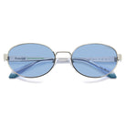 POLAROID - Occhiali da Sole Polaroid PLD 6254/S/X 010 Unisex - Ovale Argento Lenti Azzurre Polarizzati - Occhiali da Sole