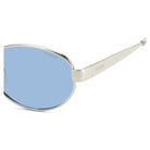 POLAROID - Occhiali da Sole Polaroid PLD 6254/S/X 010 Unisex - Ovale Argento Lenti Azzurre Polarizzati - Occhiali da Sole