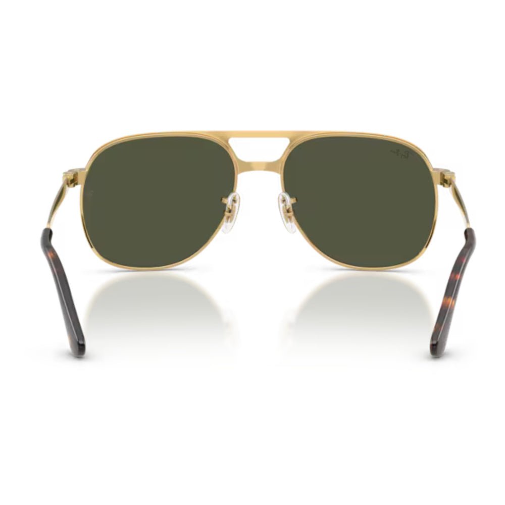Ray-Ban - Ray-Ban Bill Max RB3793 001/31 – Occhiali da Sole Oro Arista con Lenti Verdi -