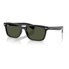 Ray-Ban - Ray-Ban Brunel RB2234 901/31 – Occhiali da Sole Neri con Lenti Verdi -