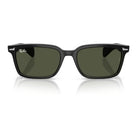 Ray-Ban - Ray-Ban Brunel RB2234 901/31 – Occhiali da Sole Neri con Lenti Verdi -